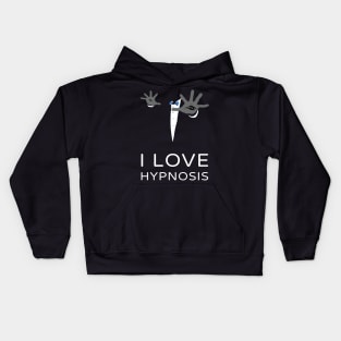 Elegant I Love Hypnosis Kids Hoodie